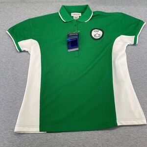 Tonix Polo Shirt Womens XL Green USF Fencing Performance Short Sleeve NWT